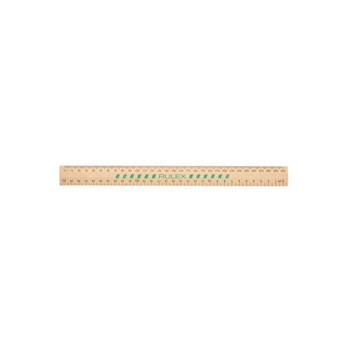 Celco Rulex Wooden Ruler 30cm (Unpolished)