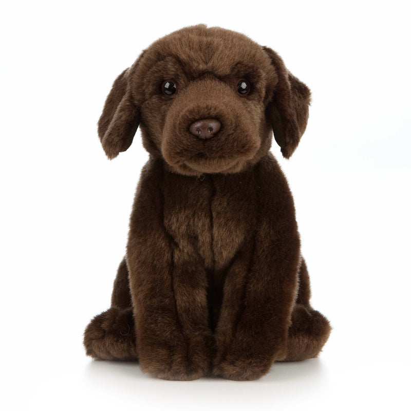 Living Nature Chocolate Labrador Plush Stuffed Animal Toy