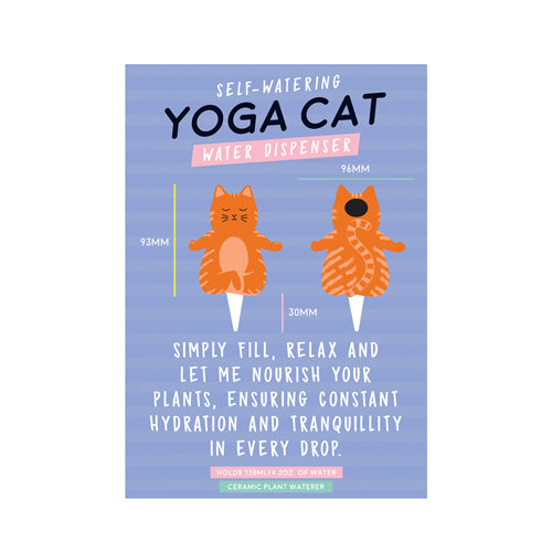 Gift Republic Yoga Cat Water Dispenser