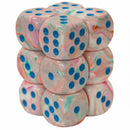  Bloque de dados festivo Chessex D6 de 16 mm