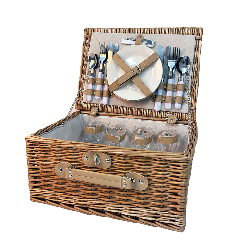  Cesta de Picnic Compacta (40x28x20cm)