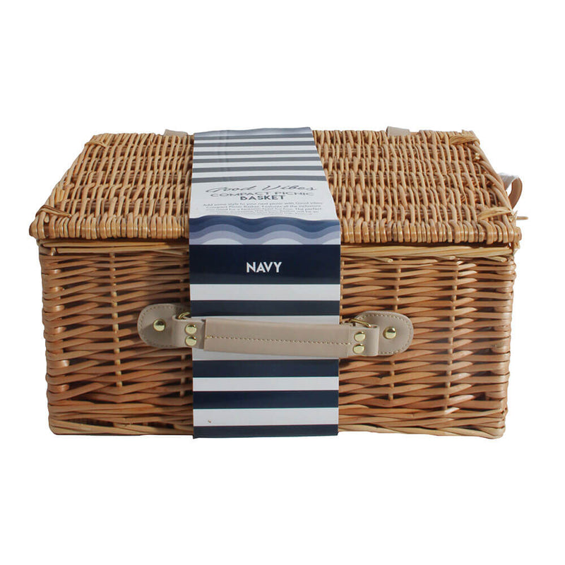  Cesta de picnic de sauce Hamptons (40x28x20cm)