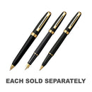 Prelude Black Matte/22CT Gold Plated Pen