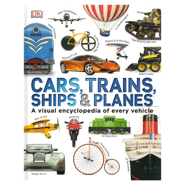 Cars, Trains, Ships & Planes Book