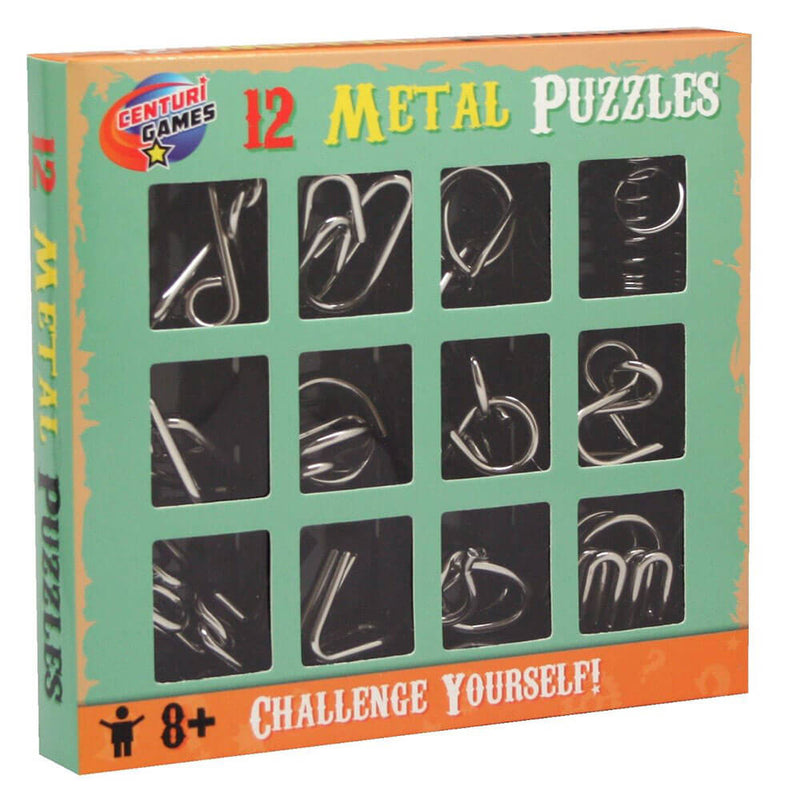 12 Metal Puzzles