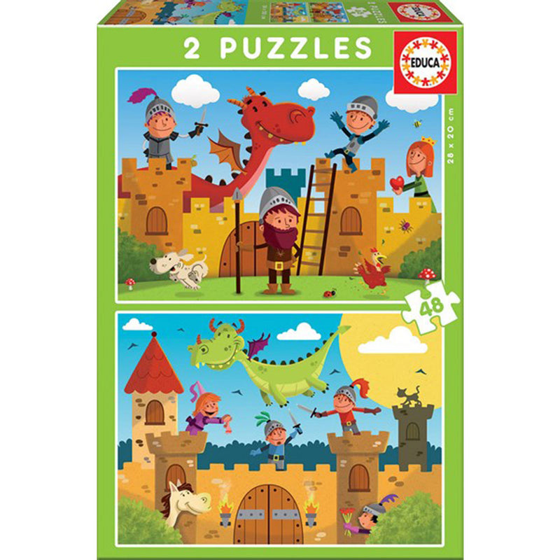Educa Colección Puzzle 2 juegos de 48pzs