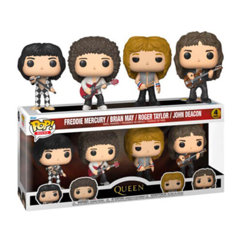 Queen US Exclusive 4-Pack Pop! Vinyl