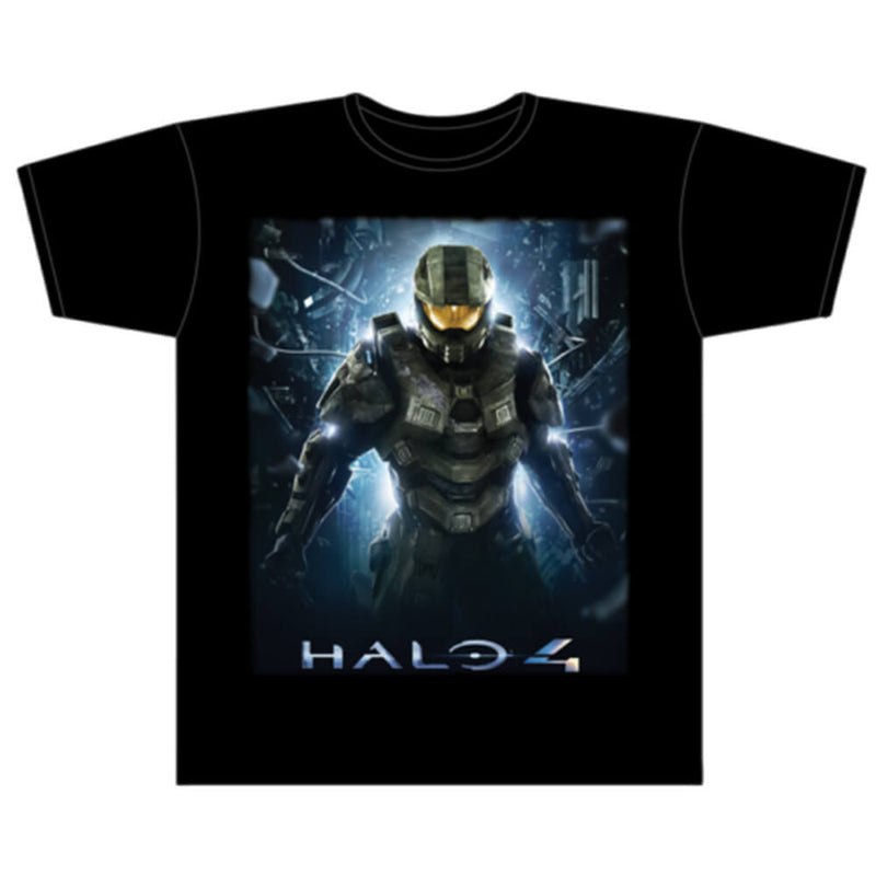  Halo 4 Wake Up John camiseta negra para hombre