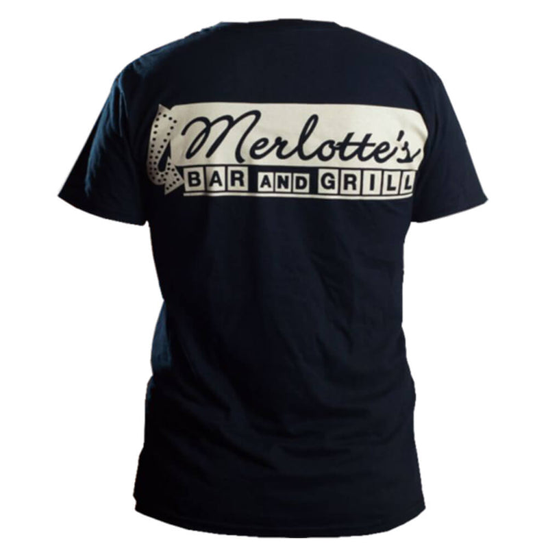  True Blood Merlotte's Bar camiseta negra para hombre