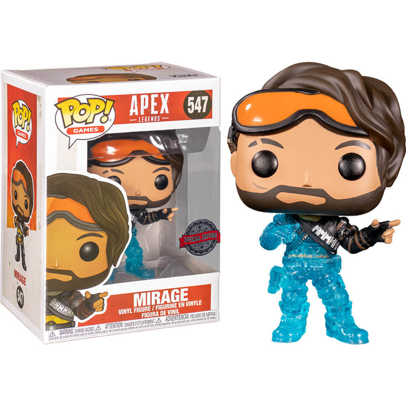 Apex Legends Mirage Translucent US Exclusive Pop! Vinyl