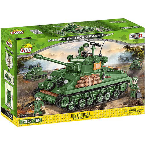 World War II M4A3 Sherman Easy Eight (725 pieces)