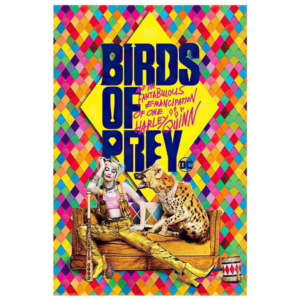 Birds of Prey (2020) Harley Quinn Hyena Poster