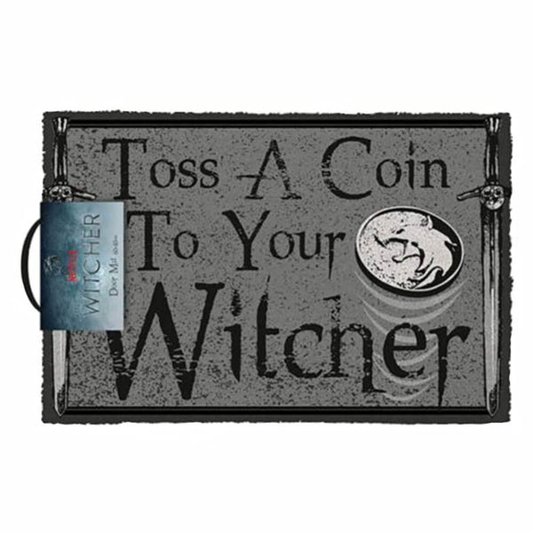The Witcher Toss a Coin Doormat