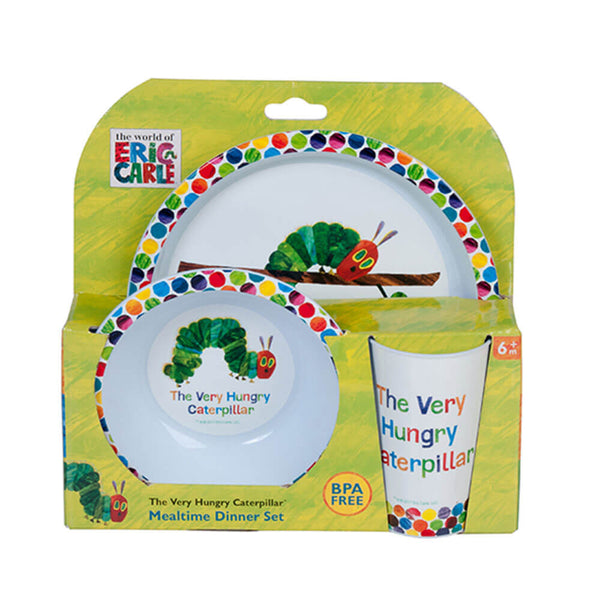 Eric Carle Very Hungry Caterpillar 3-Piece Dinner Set