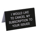  Di qué letrero de escritorio grande