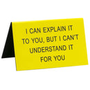  Di qué letrero de escritorio grande