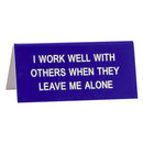  Di qué letrero de escritorio pequeño