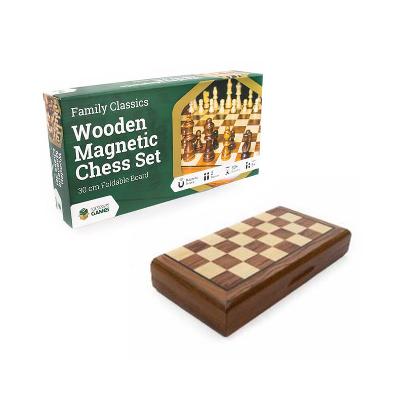  Juego de ajedrez magnético de madera LPG