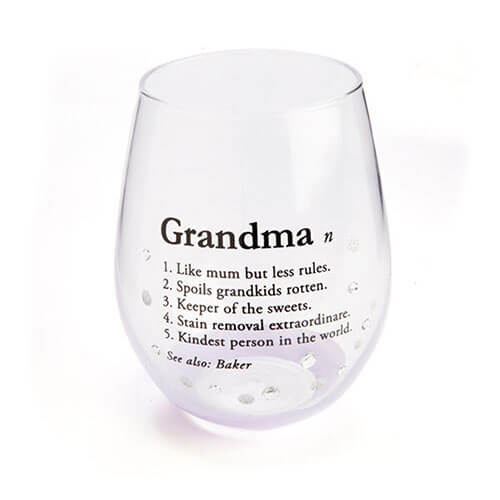 Definition Stemless Wine Glass