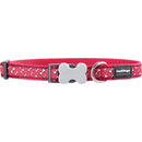  Collar para Perro con Huesos Voladores (Rojo)