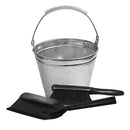 Brush Shovel and Ash Bucket Set Fireplace Tools