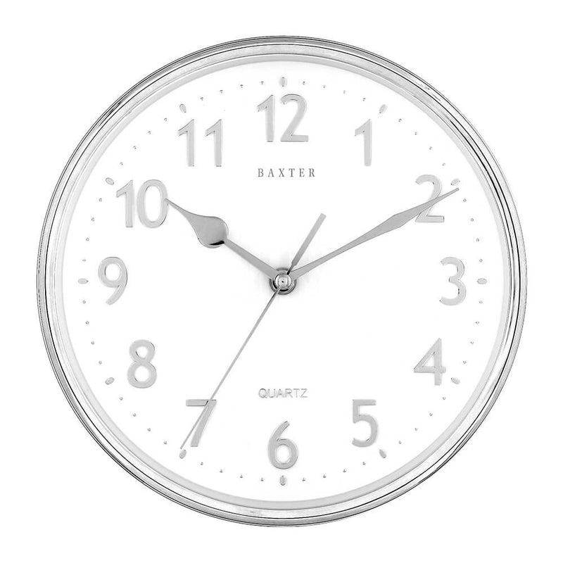  Reloj de pared de aluminio 3D Baxter Emory 25 cm