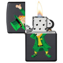 Zippo Dabbing Leprechaun Design Lighter