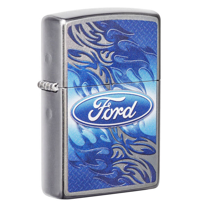 Zippo Ford Blue Logo Lighter