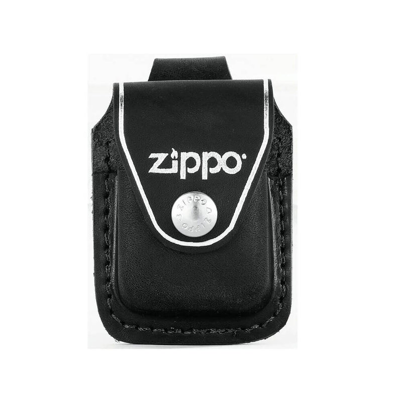  Estuche Zippo de cuero con trabilla