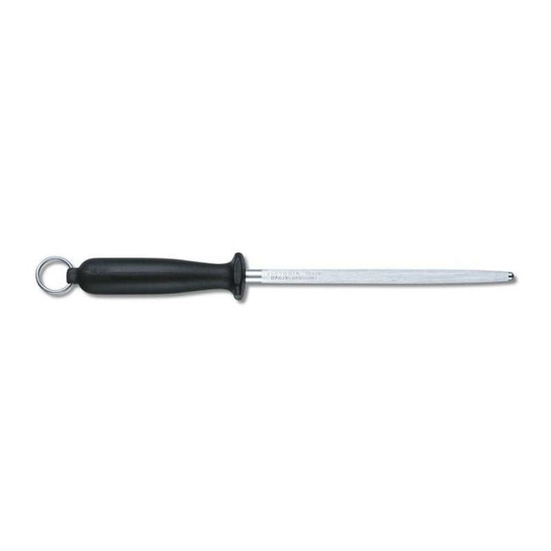  Acero para afilar cocina de corte medio fino 27 cm (negro)