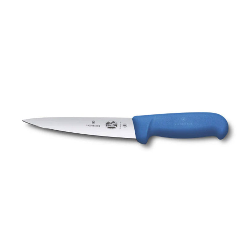 Victorinox Swiss Fibrox Cuchillo rebanador puntiagudo (azul)