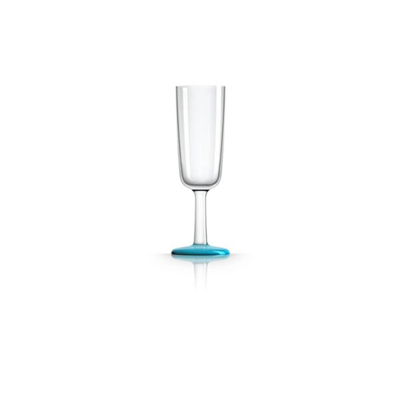 180 ml de plástico de tritán de copa de flauta de champán