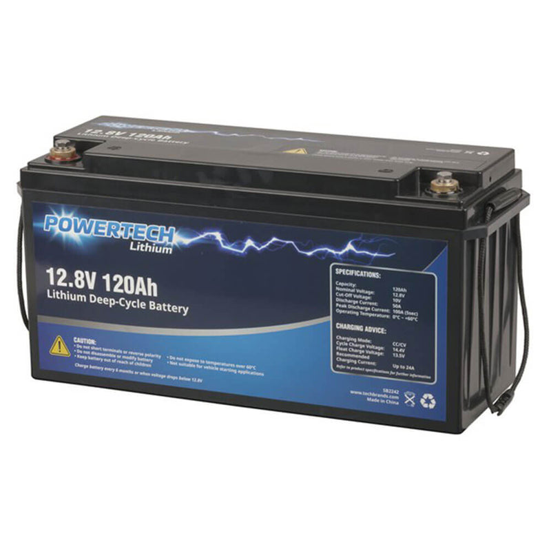 PowerTech Deep Cycle Battery (12.8V LiFePO4)