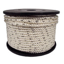 Nylon White + Black Fleck Rope 100m Roll