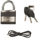 Alarmed Stainless Steel Pad Lock