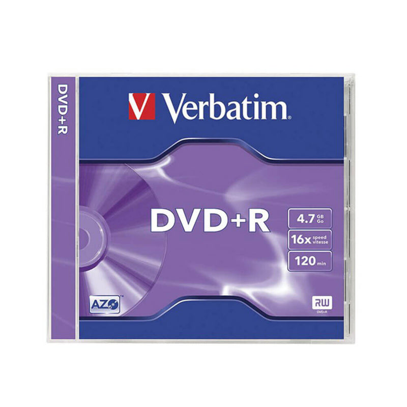  Disco Verbatim DataLifePlus Azo con estuche (4,7 GB)