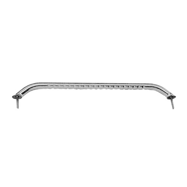 Stainless Steel Wave Pattern Grip Handrail (25x450mm)