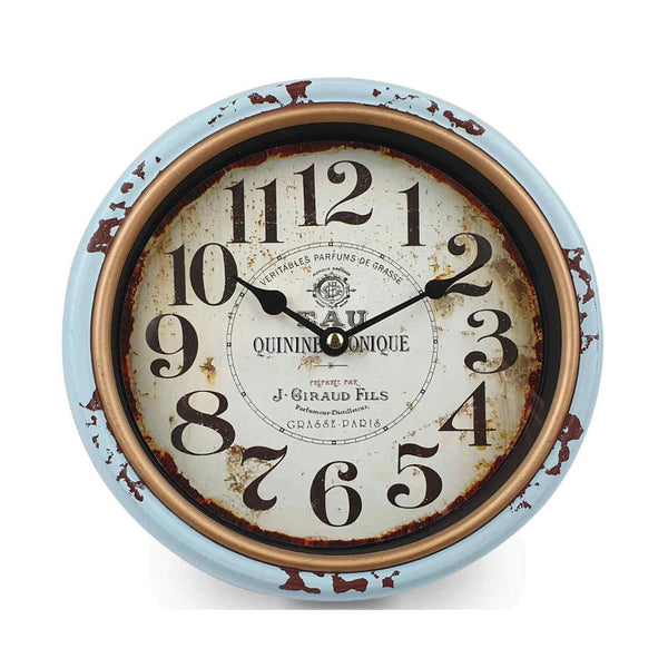 New Quinine Tonique Classic Distressed Metal Wall Clock