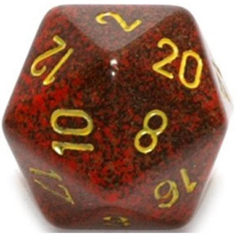  Dados D20 moteados (34 mm)