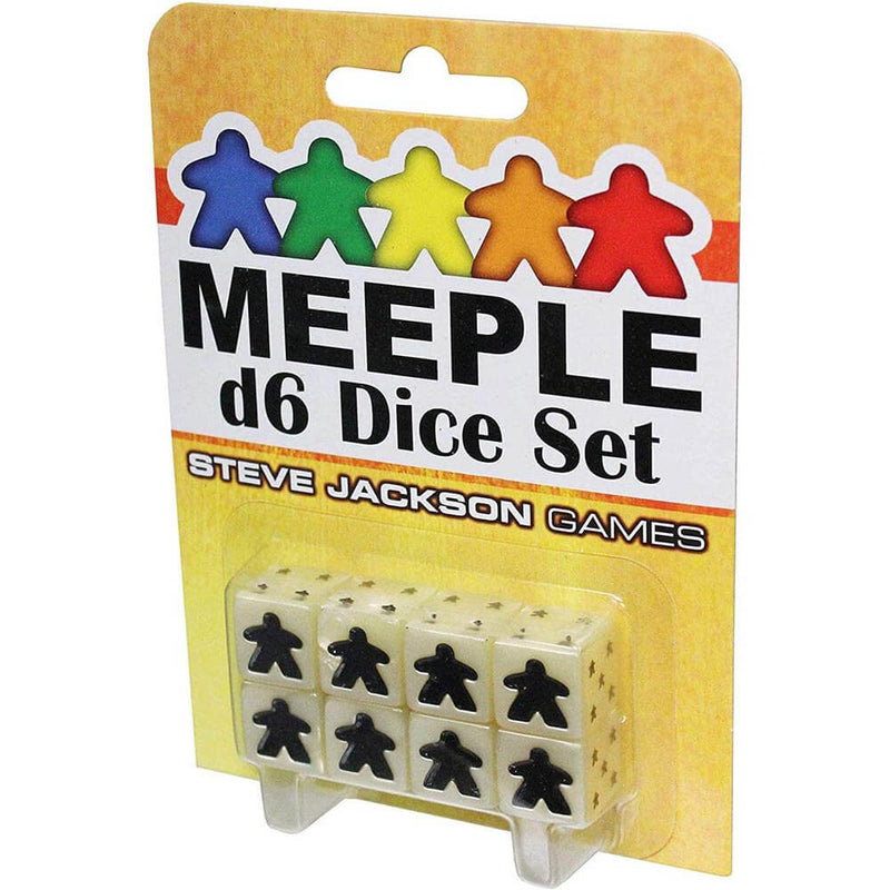  Juego de dados Meeple D6