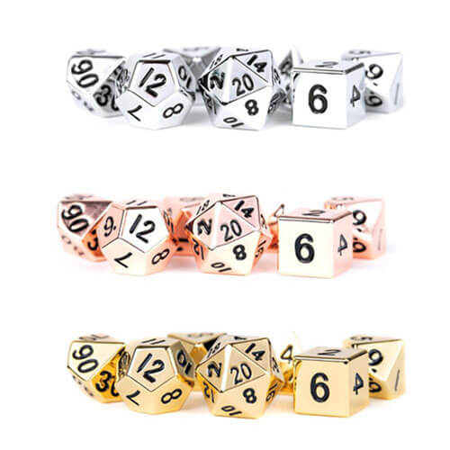 Metallic Dice GameMetal Dice Set