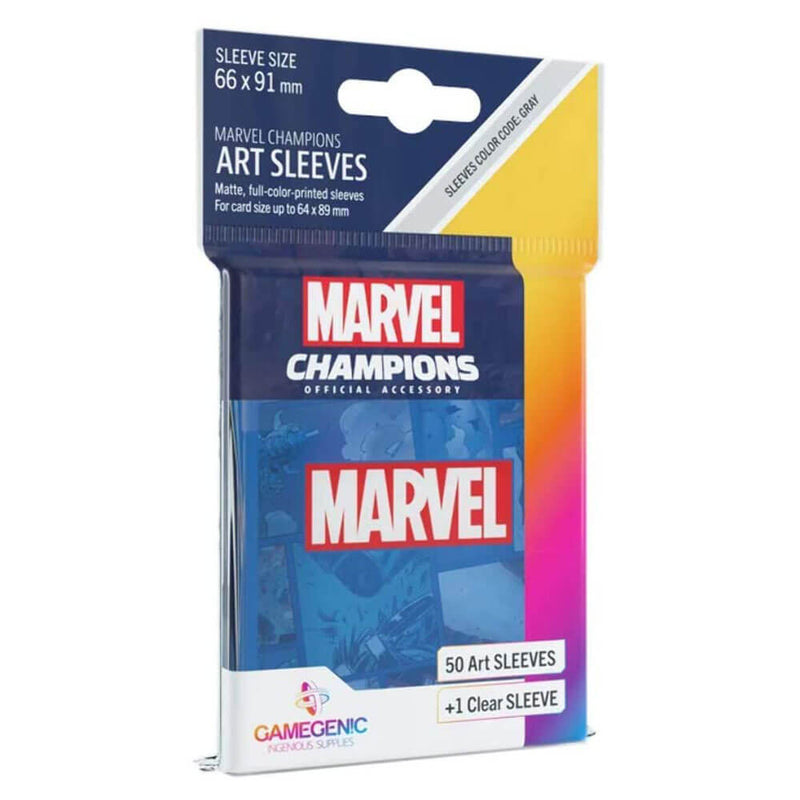  Fundas artísticas de Marvel Champions (paquete de 50)