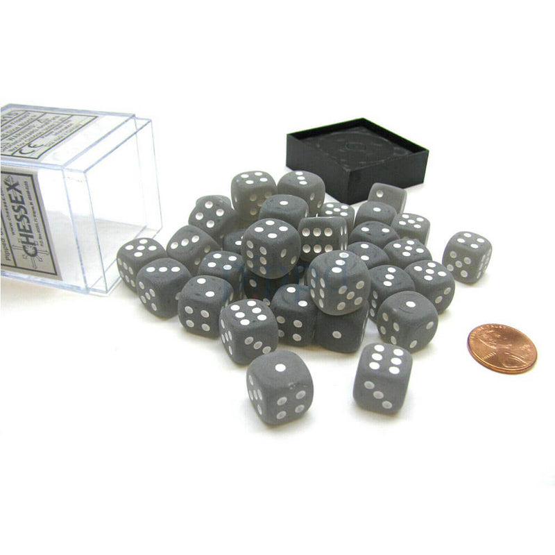 D6 Dice Frosted 12mm (36 Dice)