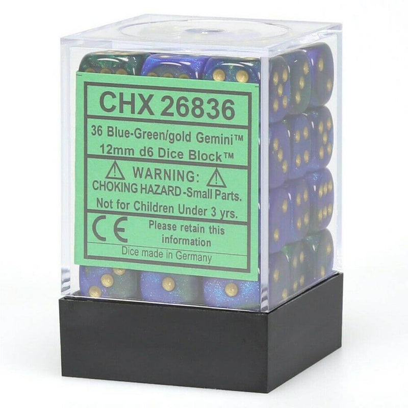  D6 Dados Géminis 12mm (36 Dados)