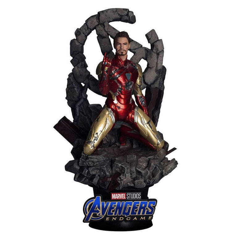  Vengadores: Endgame Iron Man Mark 85 Diorama