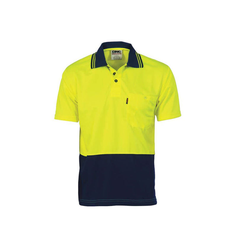 Zions Day Use Safety Shirt XL (Fluoro Yellow/Navy)