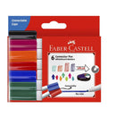  Marcadores para pizarra blanca con conector Faber-Castell