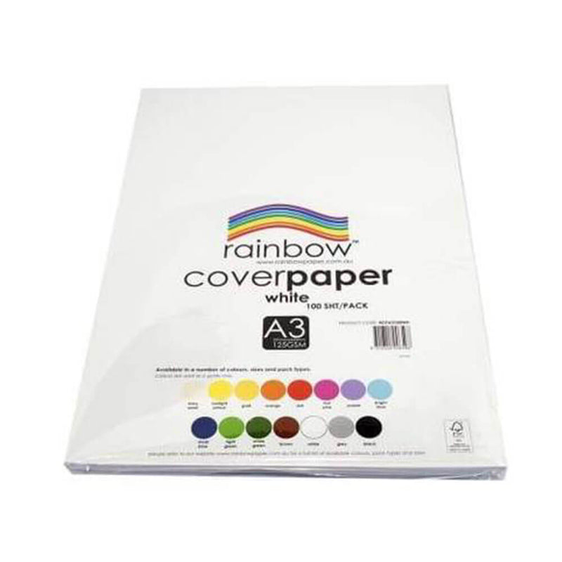  Papel para portadas arcoíris A3 (100 hojas)