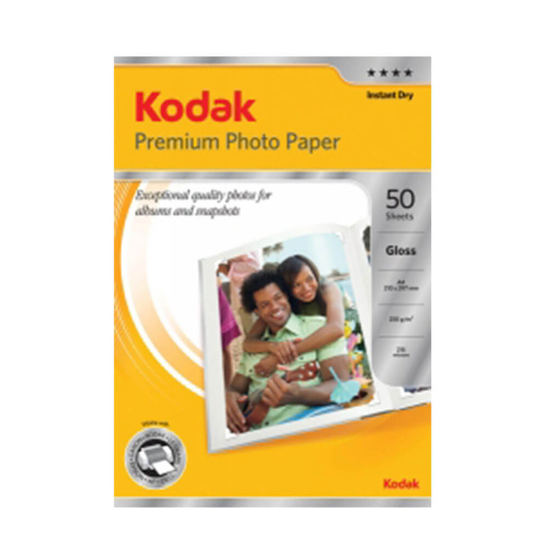  Papel fotográfico Kodak Premium A4 (paquete de 50)