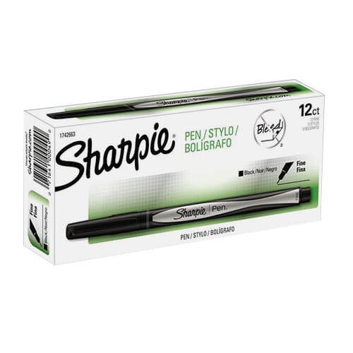  Bolígrafo Sharpie Fineliner (paquete de 12)